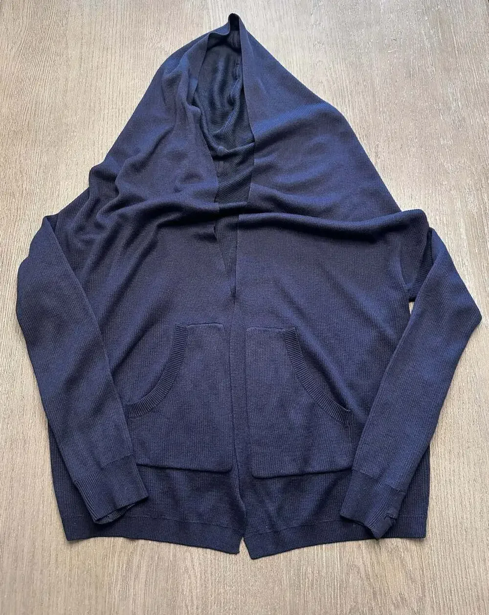 Lululemon Cabin Yogi Reversible Cashmere Blend Open Cardigan Wrap
